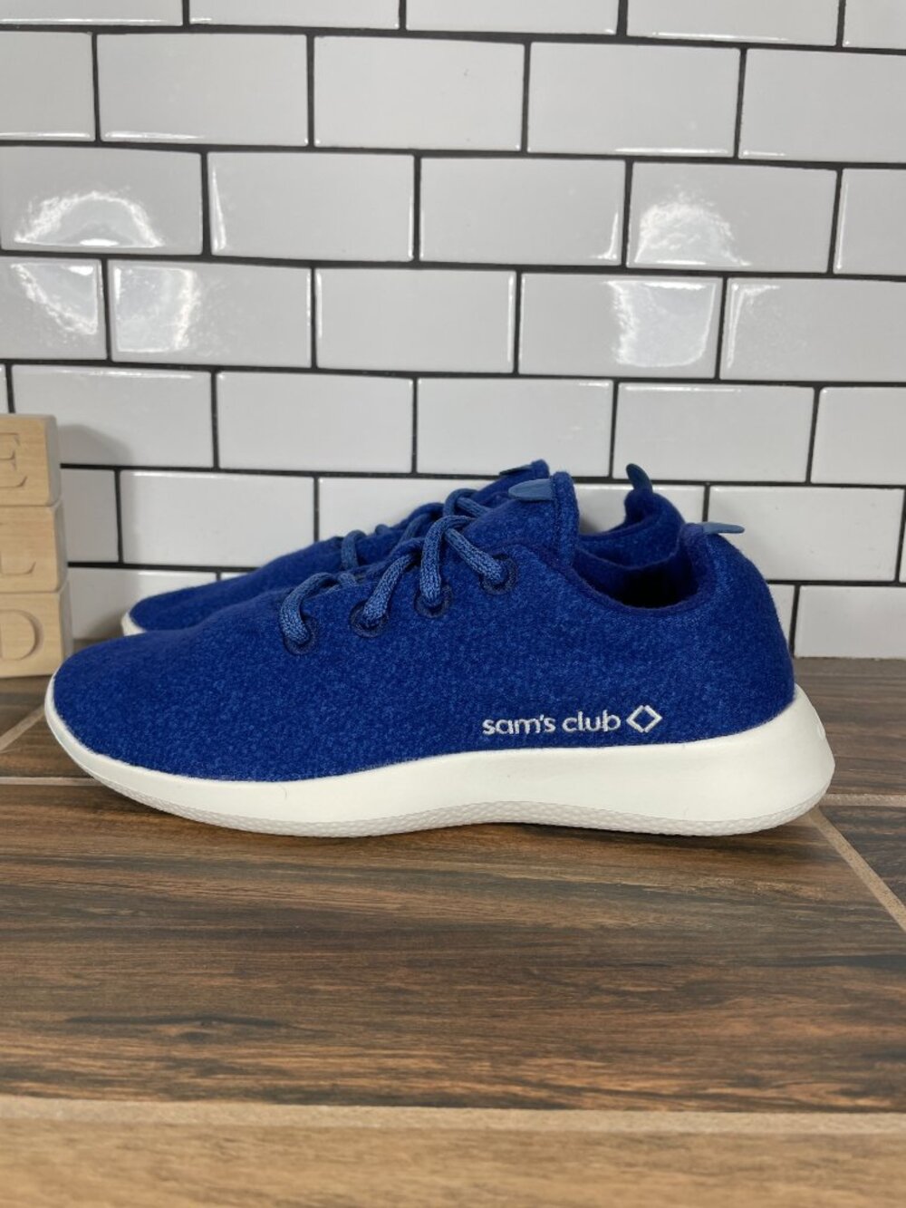 allbirds x Sams Club Wool Runner Shoes Womens Size 8 Blue Casual Low Top Sneaker